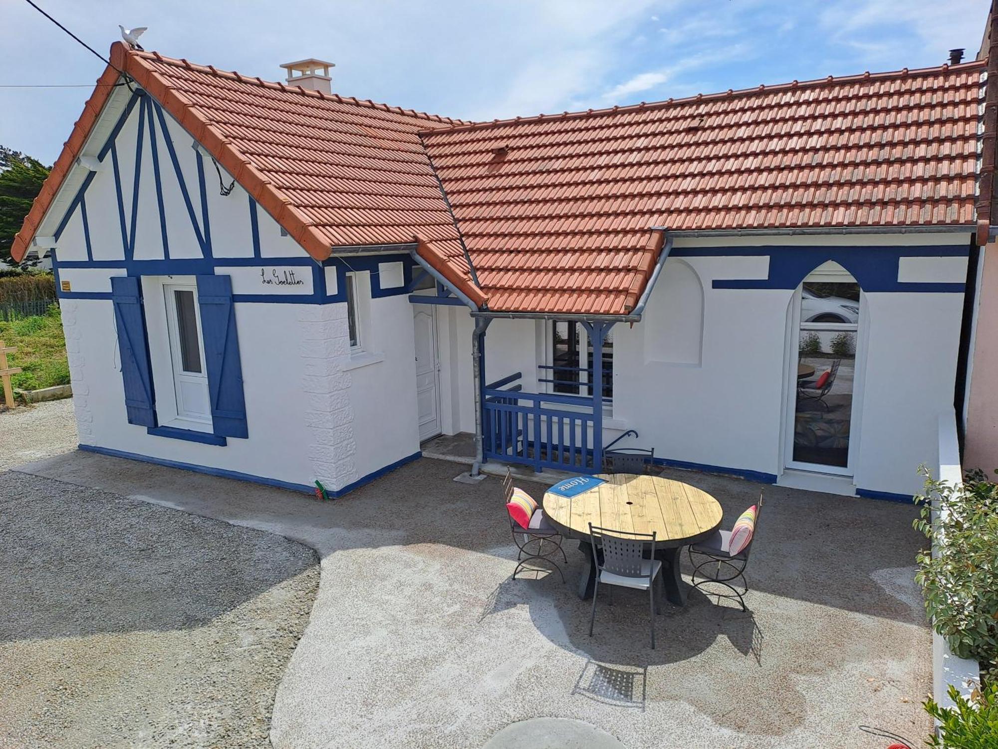 Les Goelettes A 250 M De La Plage Barneville-Carteret Exterior photo